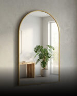 מראה מעוצבת חצי אליפסה