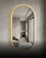 מראה מעוצבת אליפסה