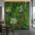 חיפוי קיר צמחייה מלאכותית