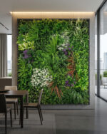 חיפוי קיר צמחייה מלאכותית