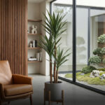 עציץ מלאכותי מעוצב