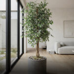 עציץ מלאכותי מעוצב