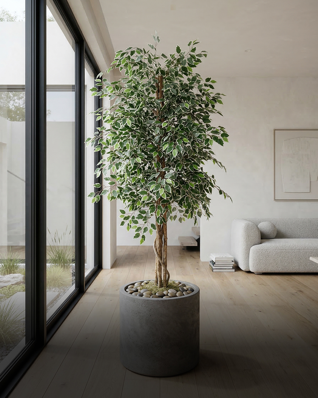 10 עציץ מלאכותי מעוצב – תמונה 1