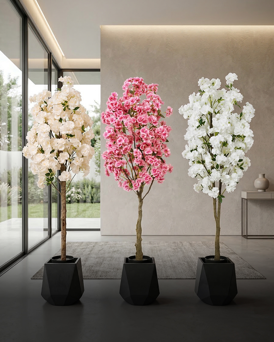 11 עציץ מלאכותי מעוצב בצבעים – תמונה 1