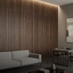 חיפוי קיר סרגלים דגם 004