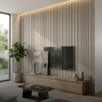 חיפוי קיר סרגלים דגם 79