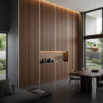 חיפוי קיר סרגלים דגם 42