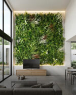 חיפוי קיר צמחייה מלאכותית