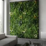 חיפוי קיר צמחייה מלאכותית