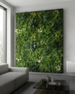 חיפוי קיר צמחייה מלאכותית