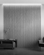 חיפוי קיר סרגלים דגם 712