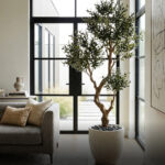 עציץ מלאכותי מעוצב